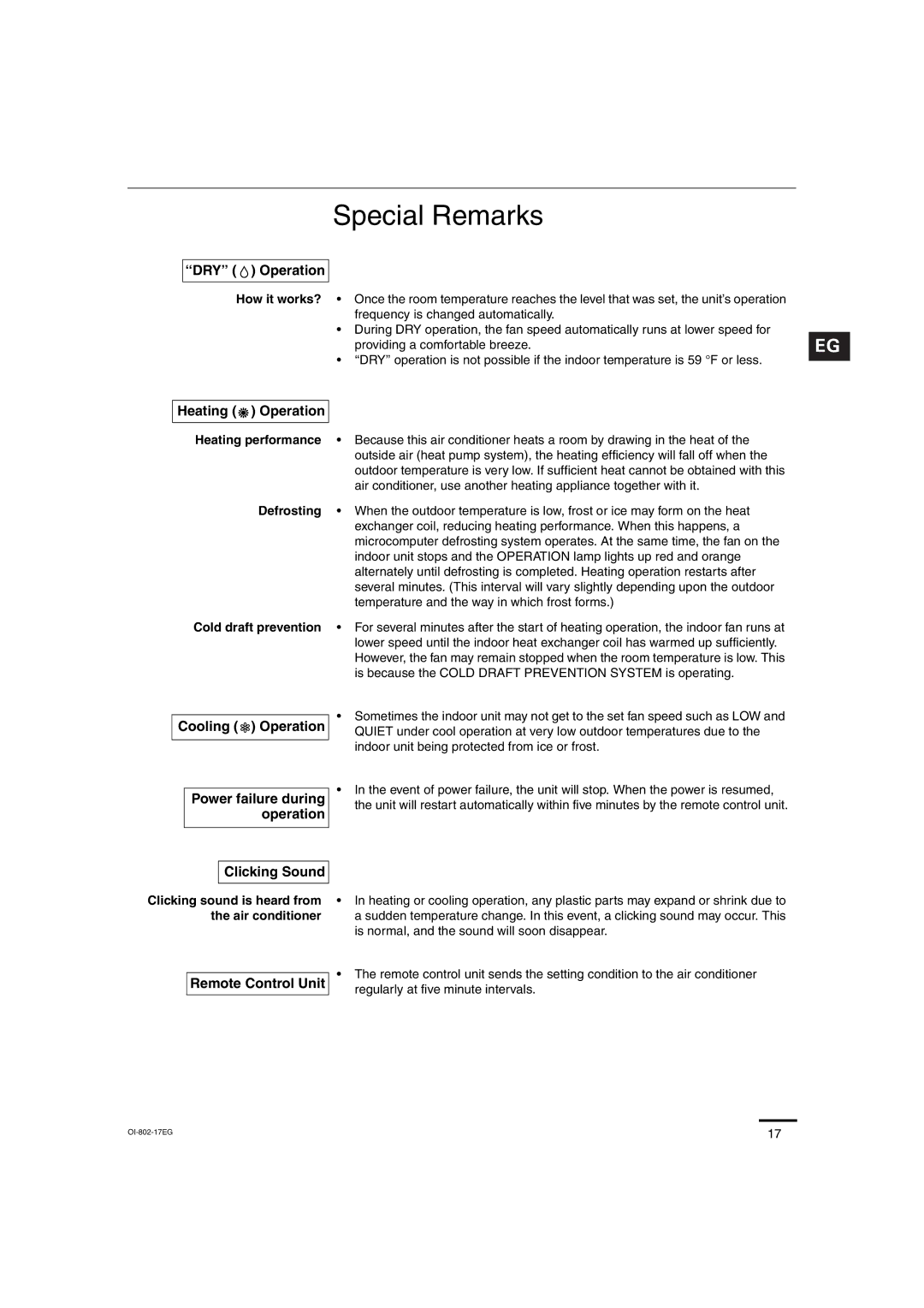 Sanyo CH1271, CH0971 service manual Special Remarks 