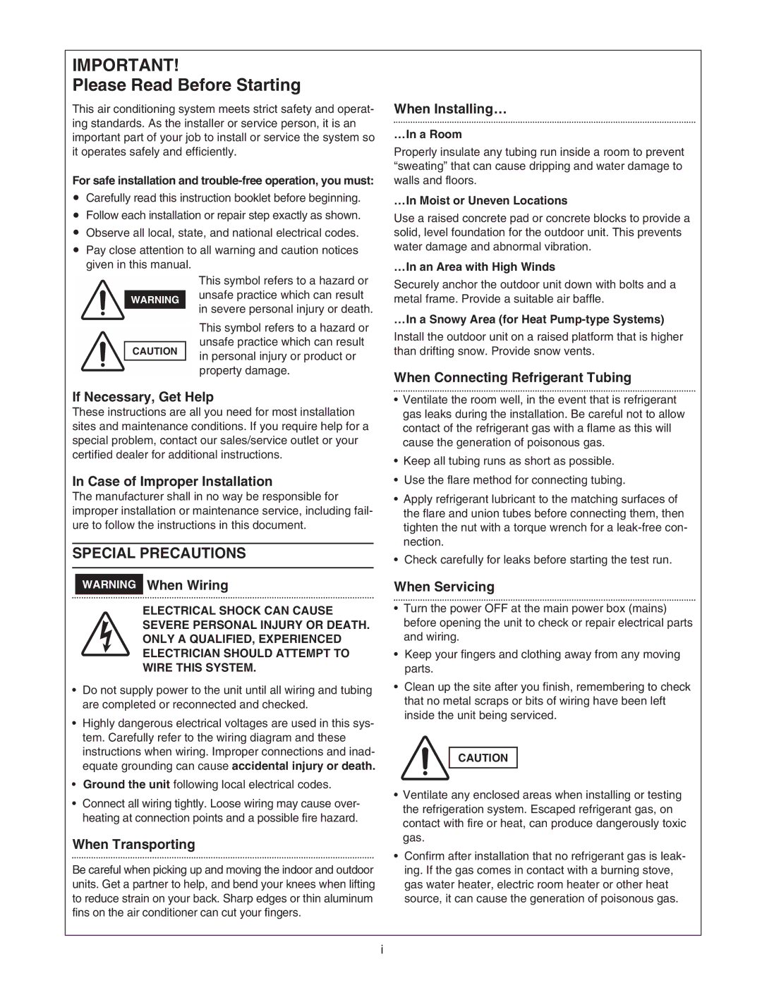 Sanyo CHDX07263, CHDXR09663, CHDX09663, CHDXR07263* service manual Please Read Before Starting 