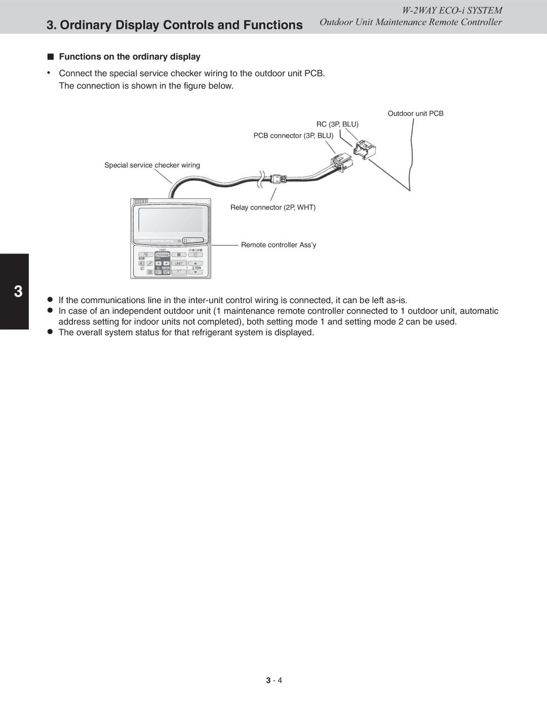 Sanyo CHDX09663, CHDXR09663, CHDX07263, CHDXR07263* service manual NN Functions on the ordinary display 