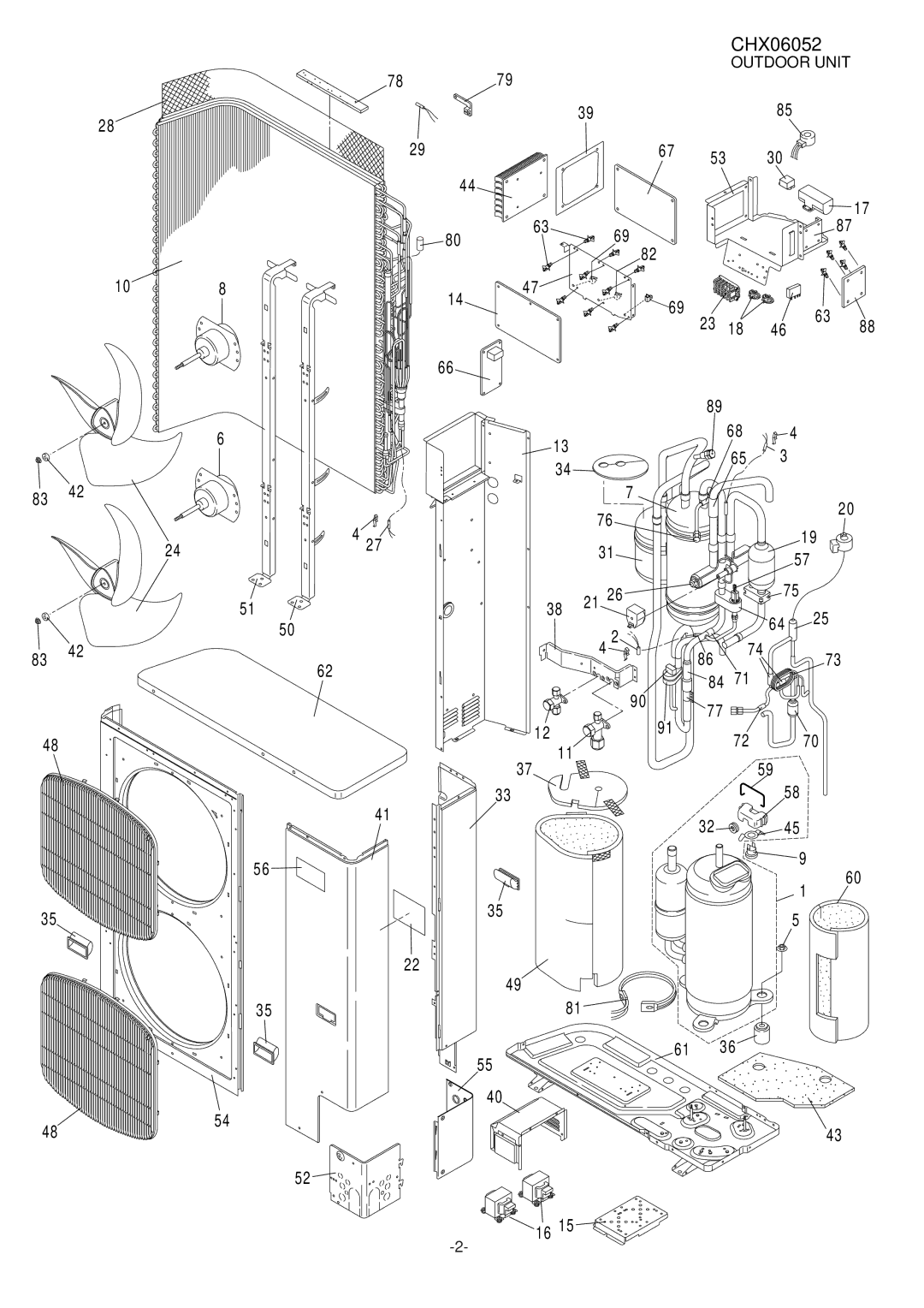 Sanyo CHX06052 manual 