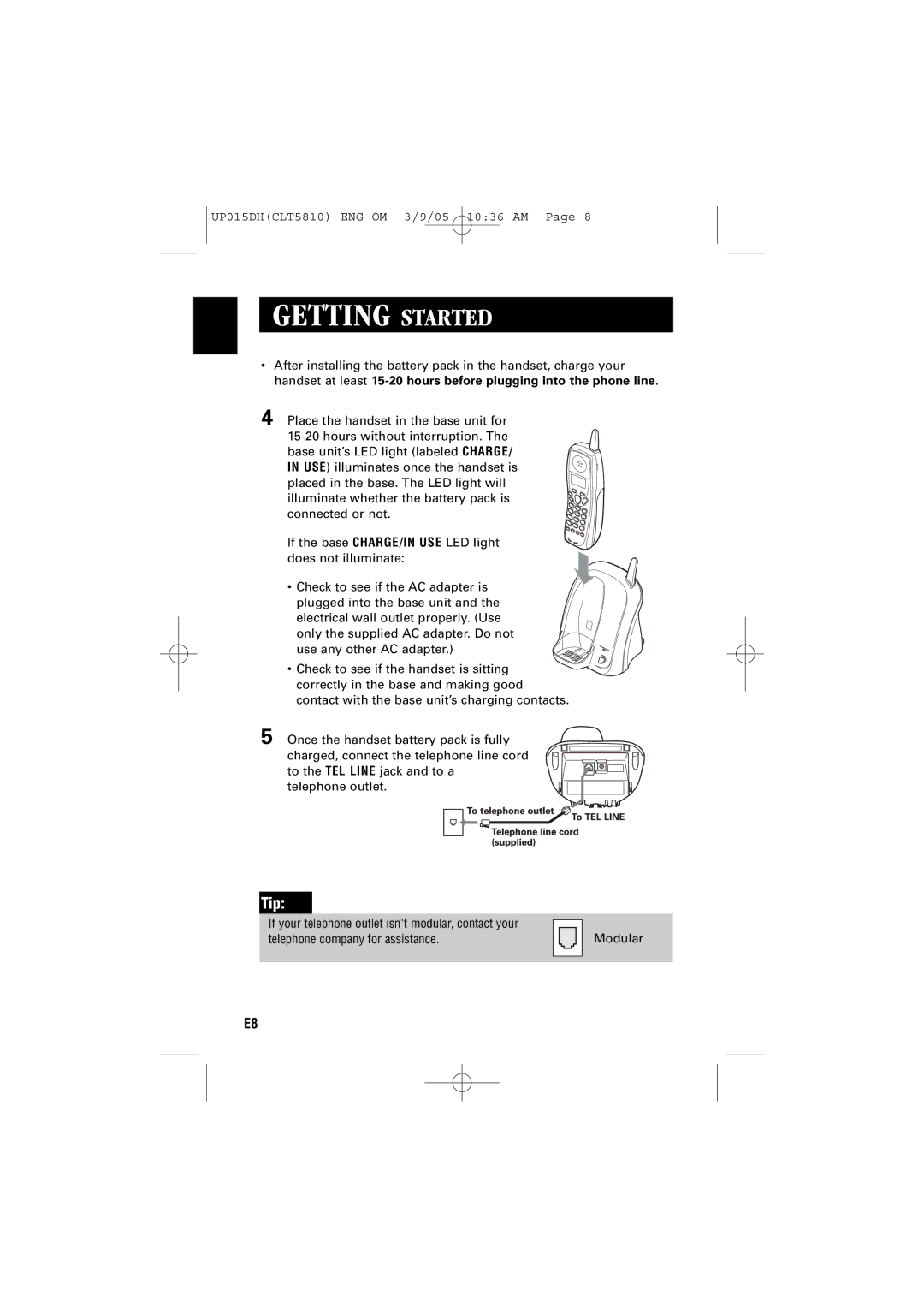 Sanyo CLT-5810 instruction manual Tip 