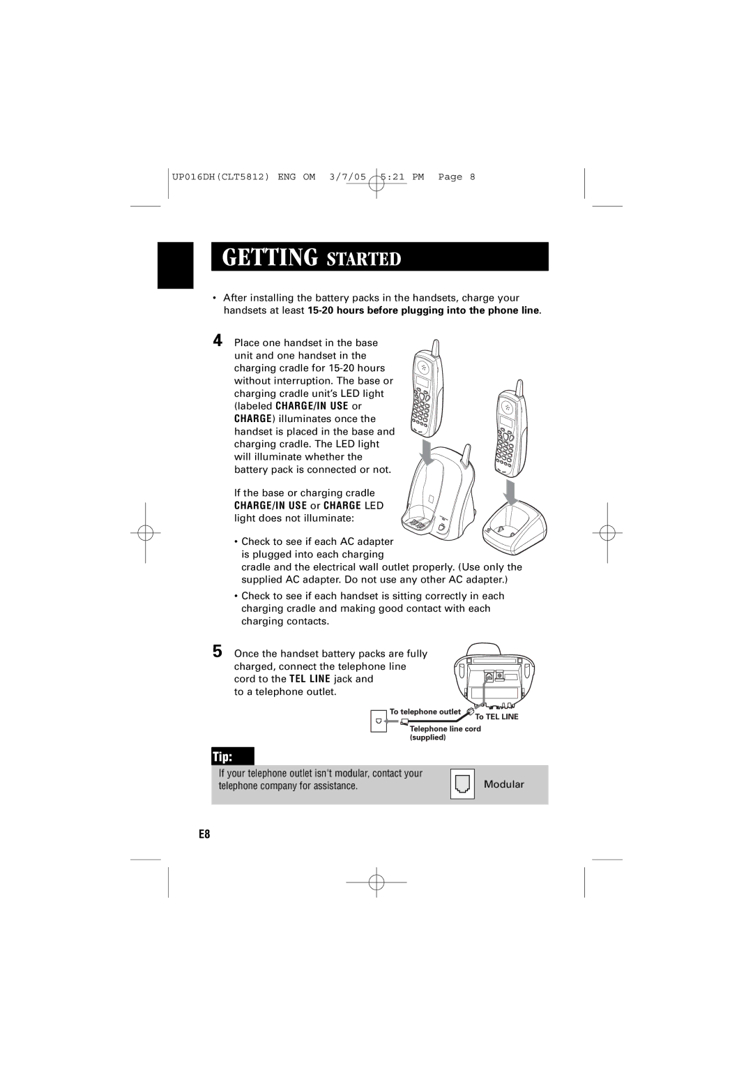 Sanyo CLT-5812 instruction manual Tip 