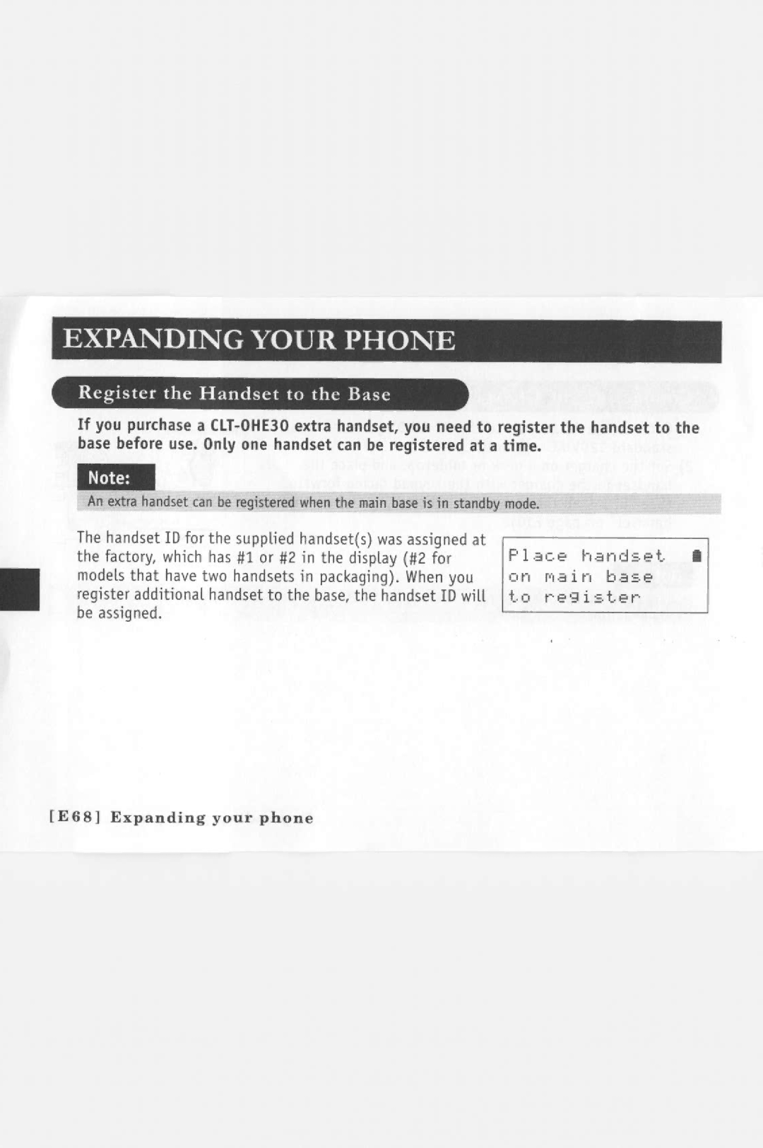 Sanyo CLT-E22 manual 
