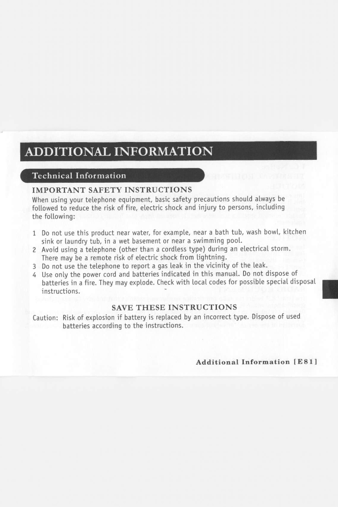 Sanyo CLT-E22 manual 