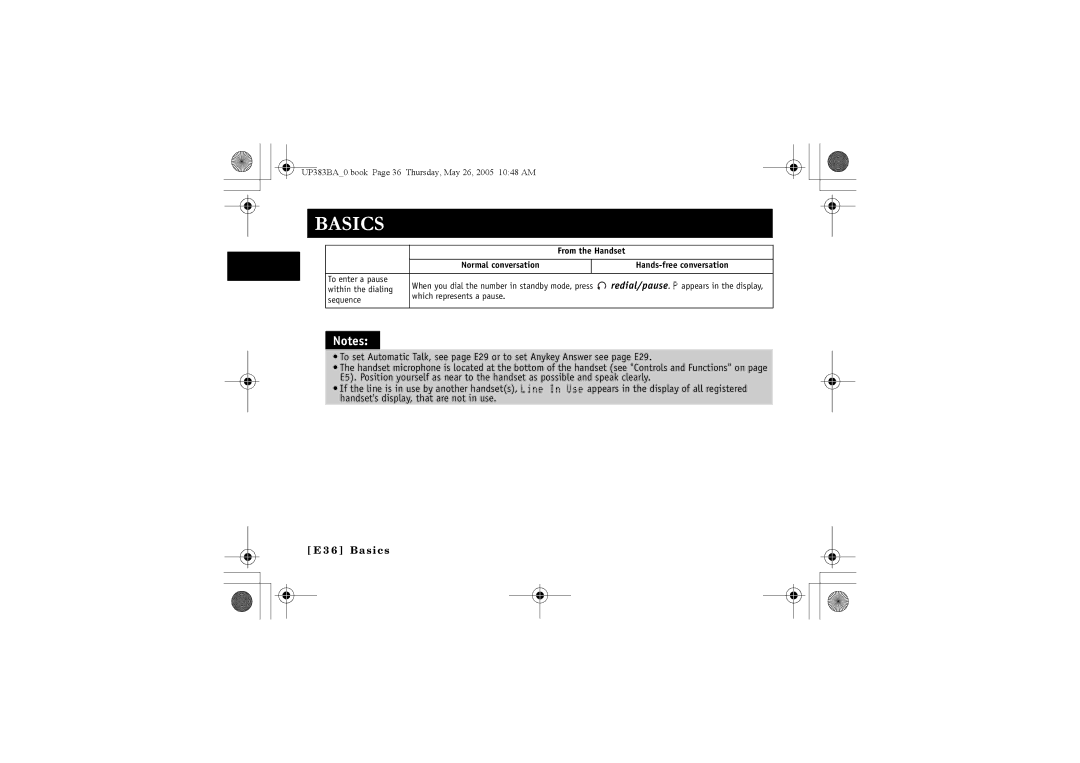 Sanyo CLT-E32, CLT-E30, CLT-E33 instruction manual Basics 