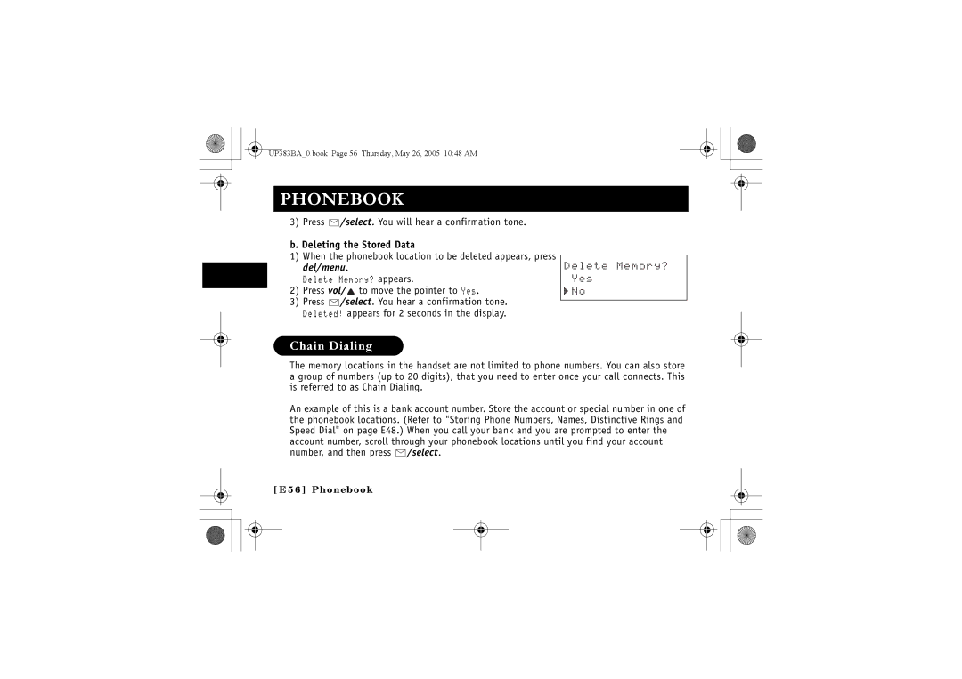 Sanyo CLT-E33, CLT-E30, CLT-E32 instruction manual Chain Dialing, Gngvg/Goqt 