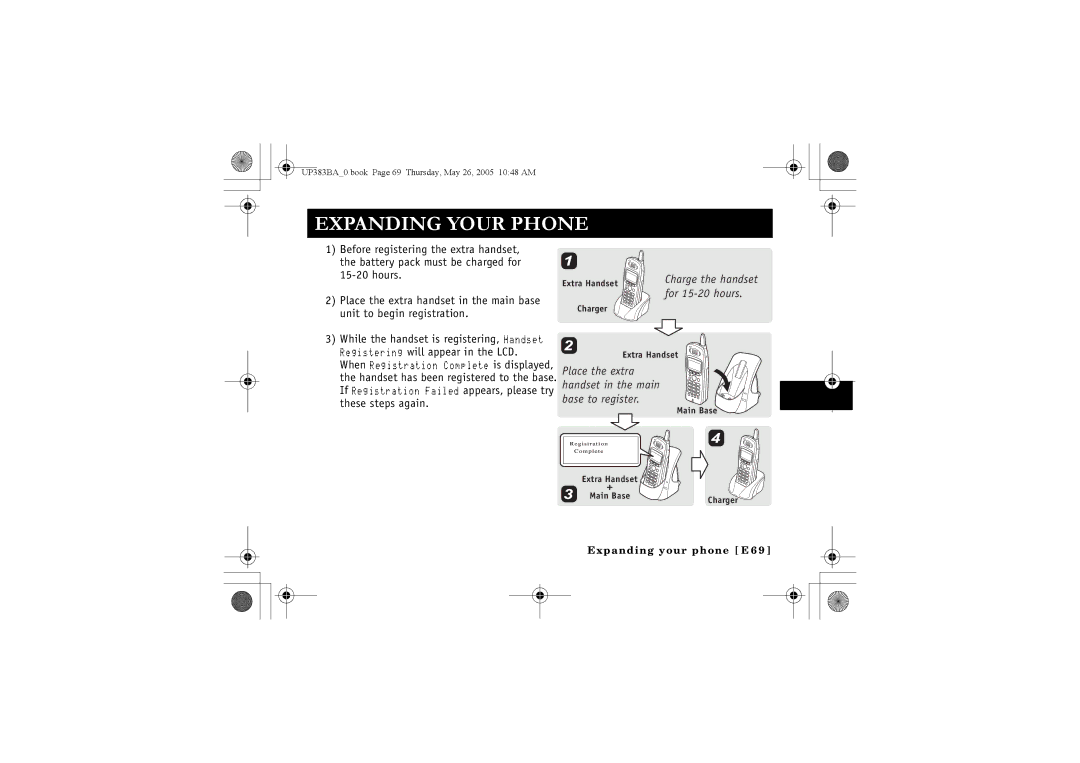 Sanyo CLT-E32, CLT-E30, CLT-E33 instruction manual For 15-20 hours 