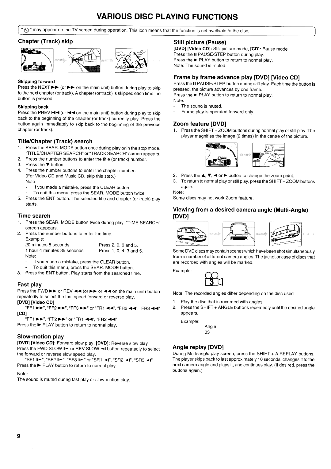 Sanyo DC-DAV821 manual 