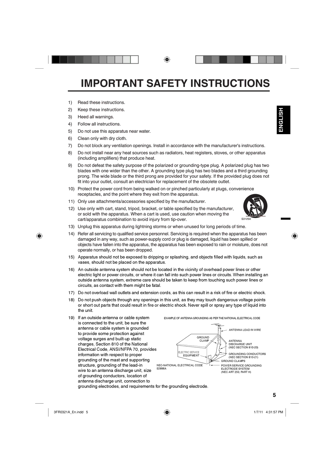 Sanyo DP19241 owner manual To provide some protection against 