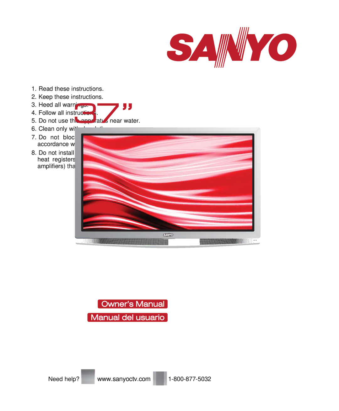 Sanyo DP37819 owner manual FCC Information, Trademarks, PC Resolution Chart, Contains Mercury Lamps Dispose of Properly 