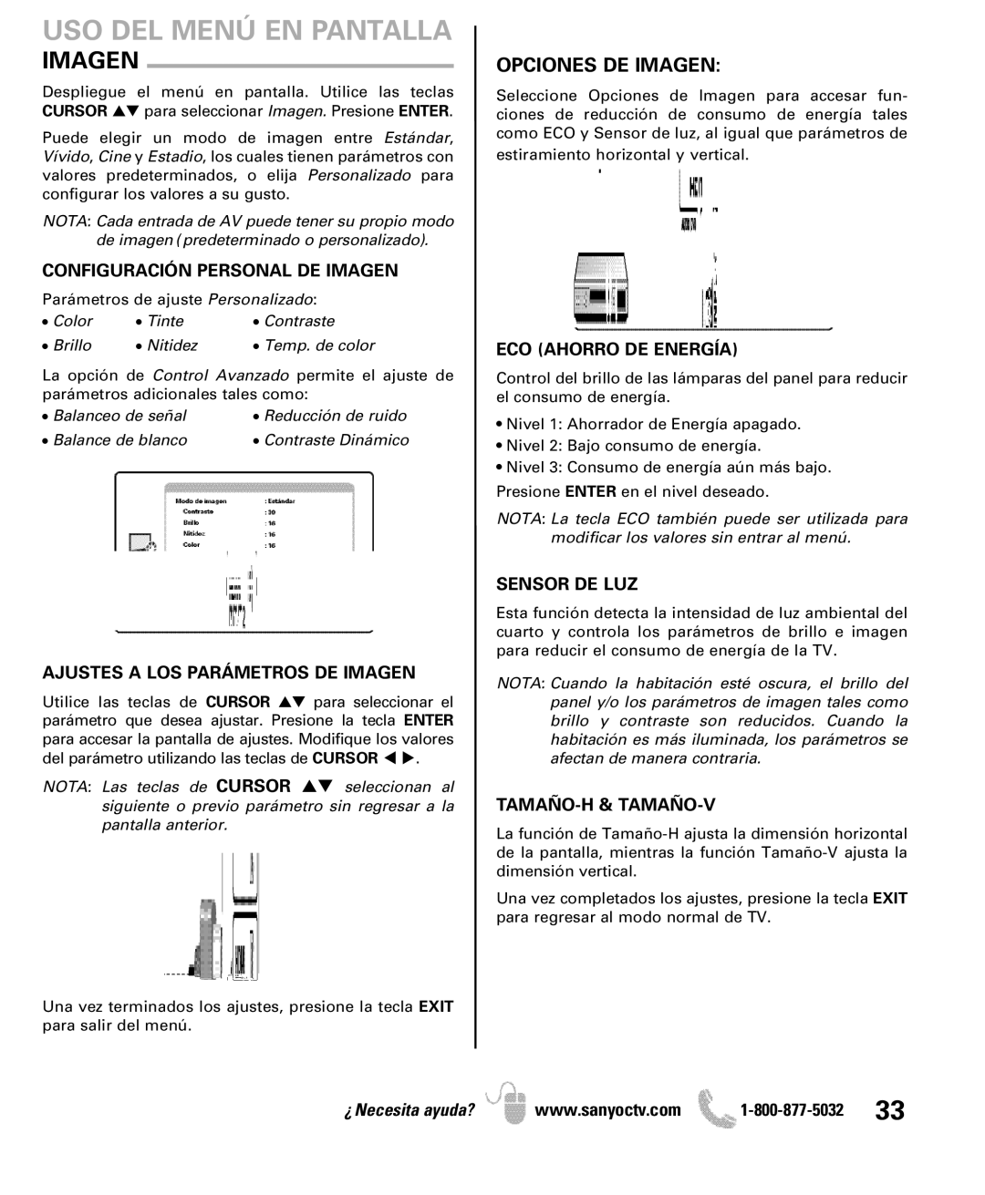 Sanyo DP42851 manual Imagen 