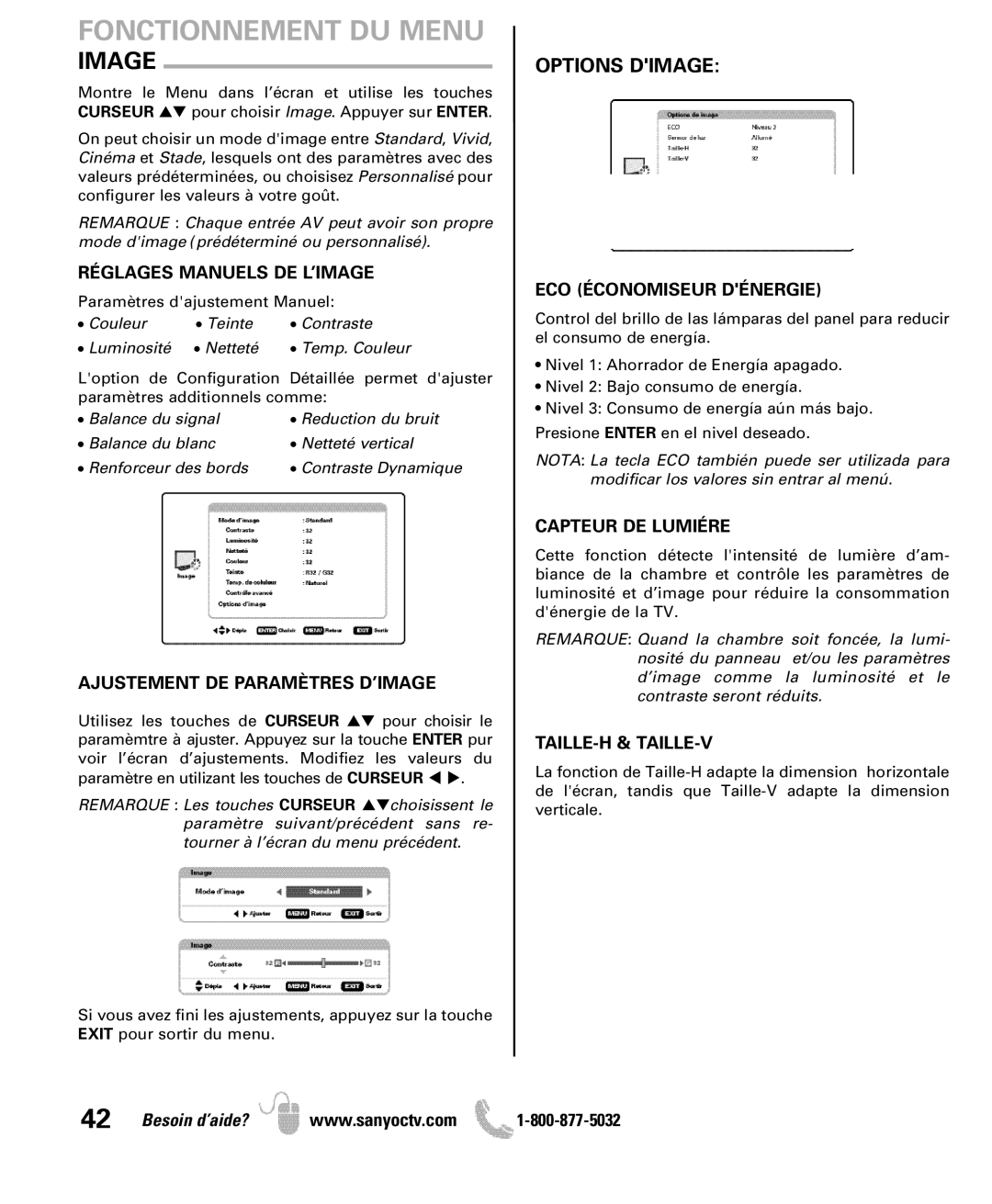 Sanyo DP50741 manual Image 