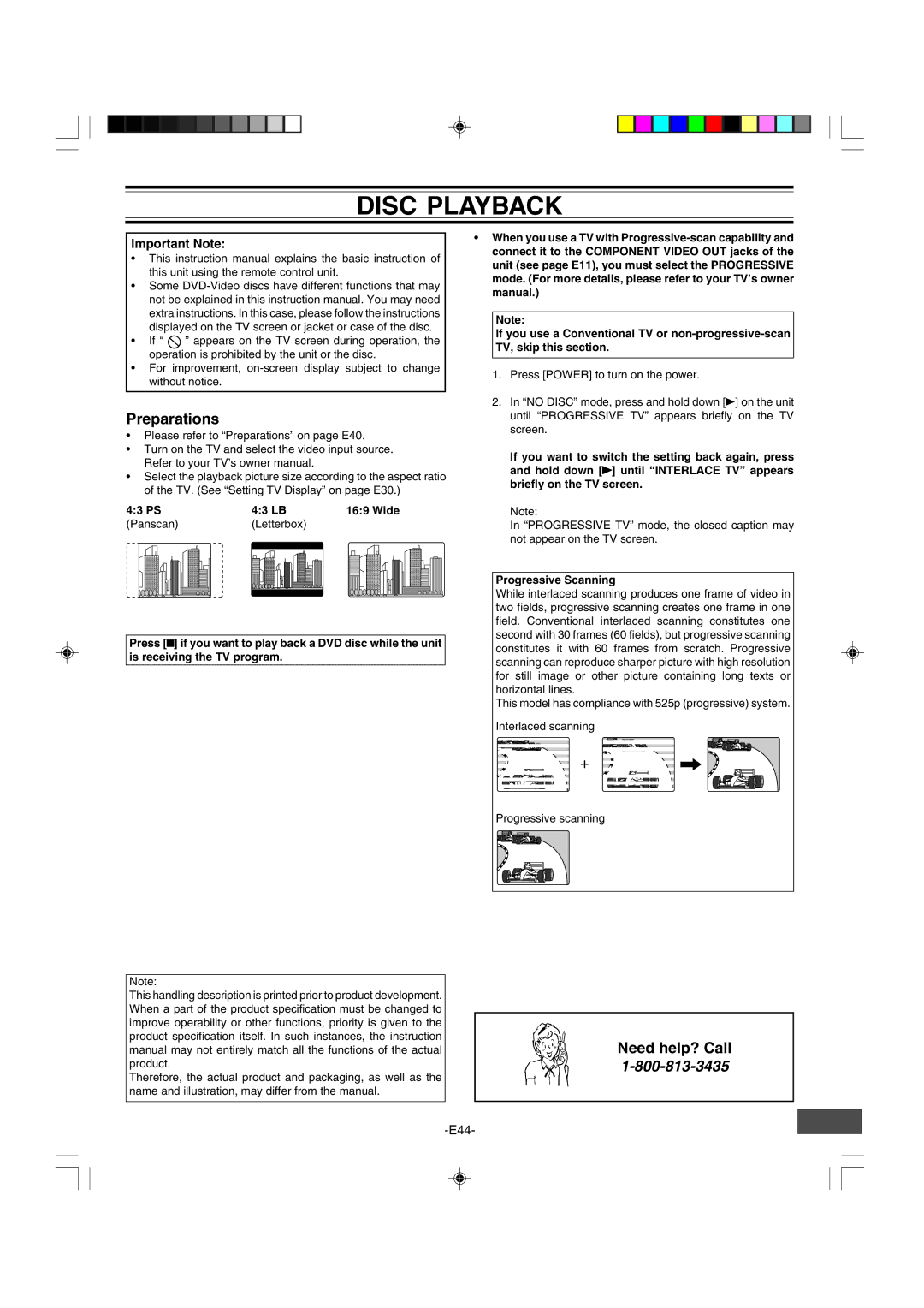 Sanyo DRW-500 instruction manual Disc Playback 