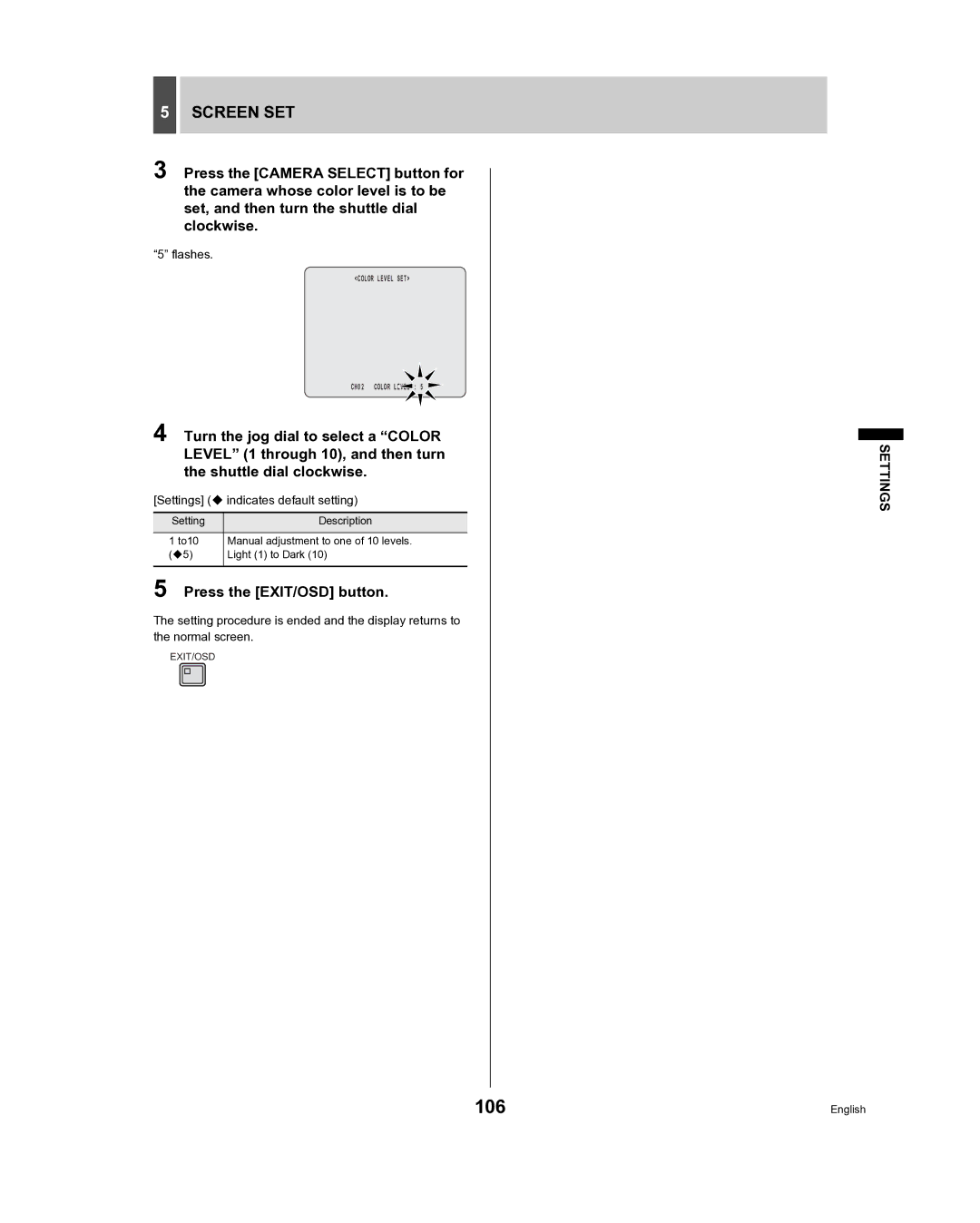 Sanyo DSR-3709, DSR-3716 instruction manual 106 