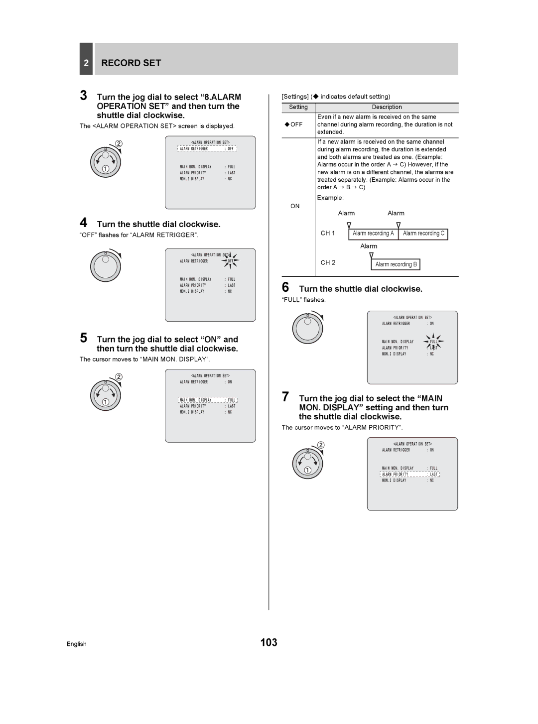 Sanyo DSR-5009P instruction manual 103 