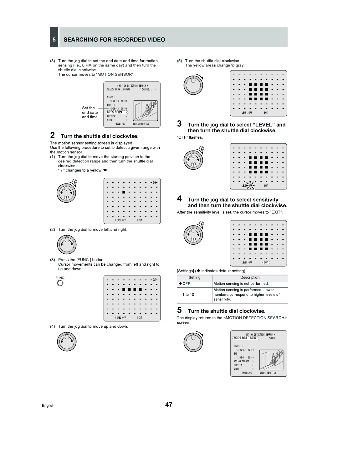 Sanyo DSR-5009P instruction manual ‹Off 