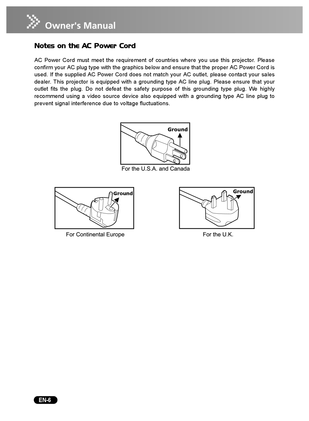 Sanyo DSU21B, DSU21E, DSU21N owner manual EN-6 