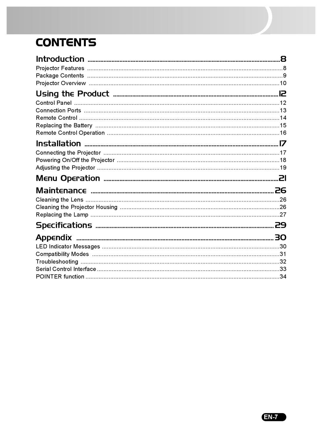 Sanyo DSU21E, DSU21N, DSU21B owner manual Contents 