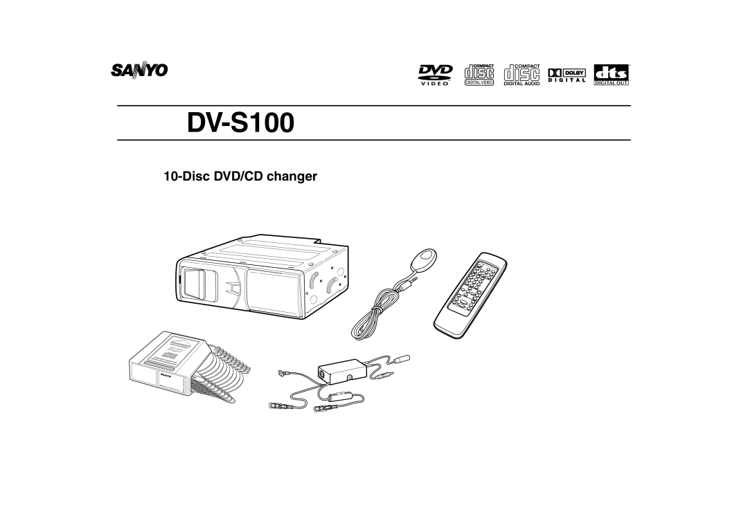 Sanyo DV-S100 manual 