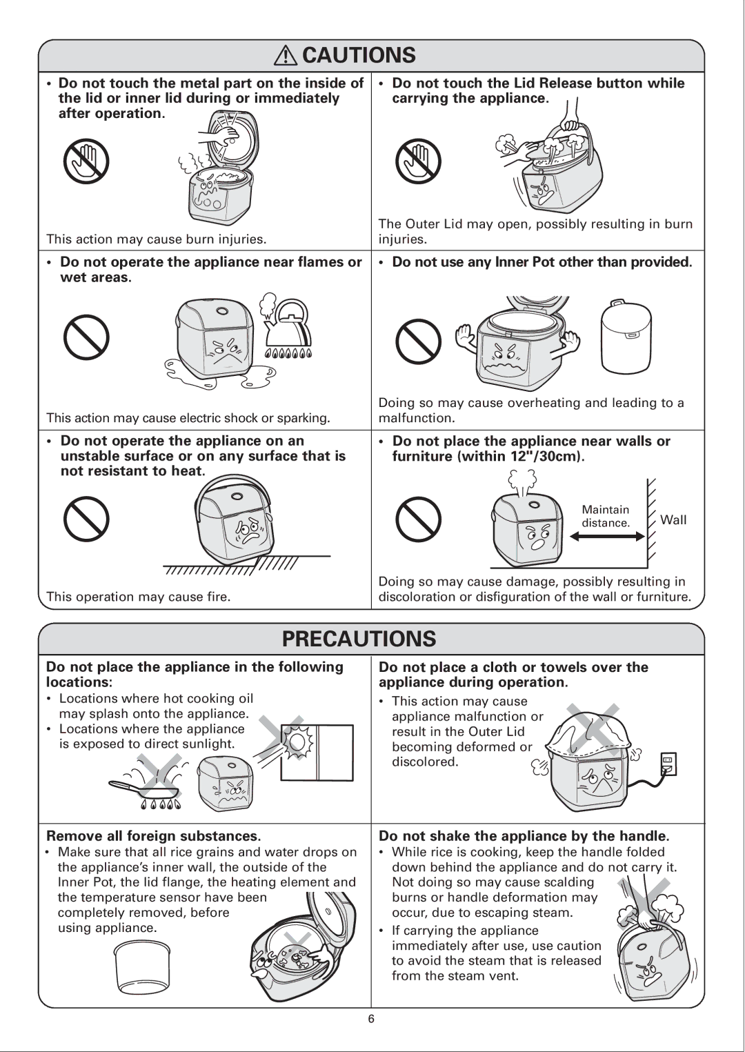 Sanyo ECJ-E35S instruction manual Wall 