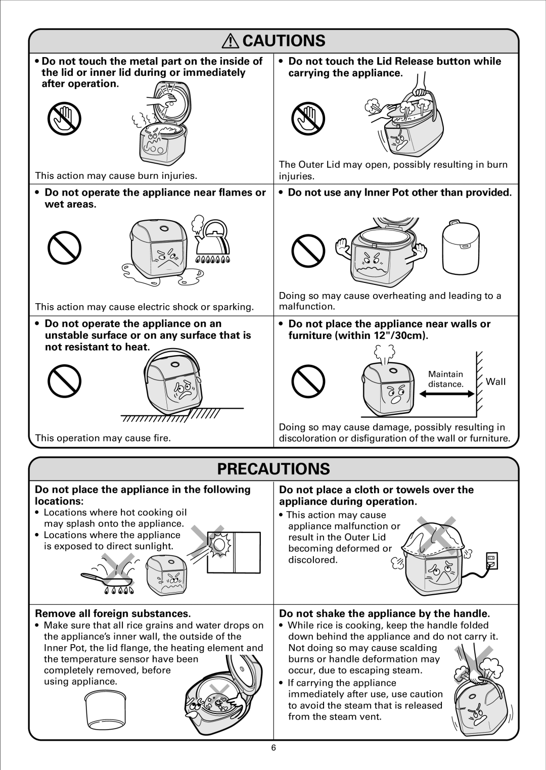 Sanyo ECJ-S35K, ECJ-S35S instruction manual Wall 