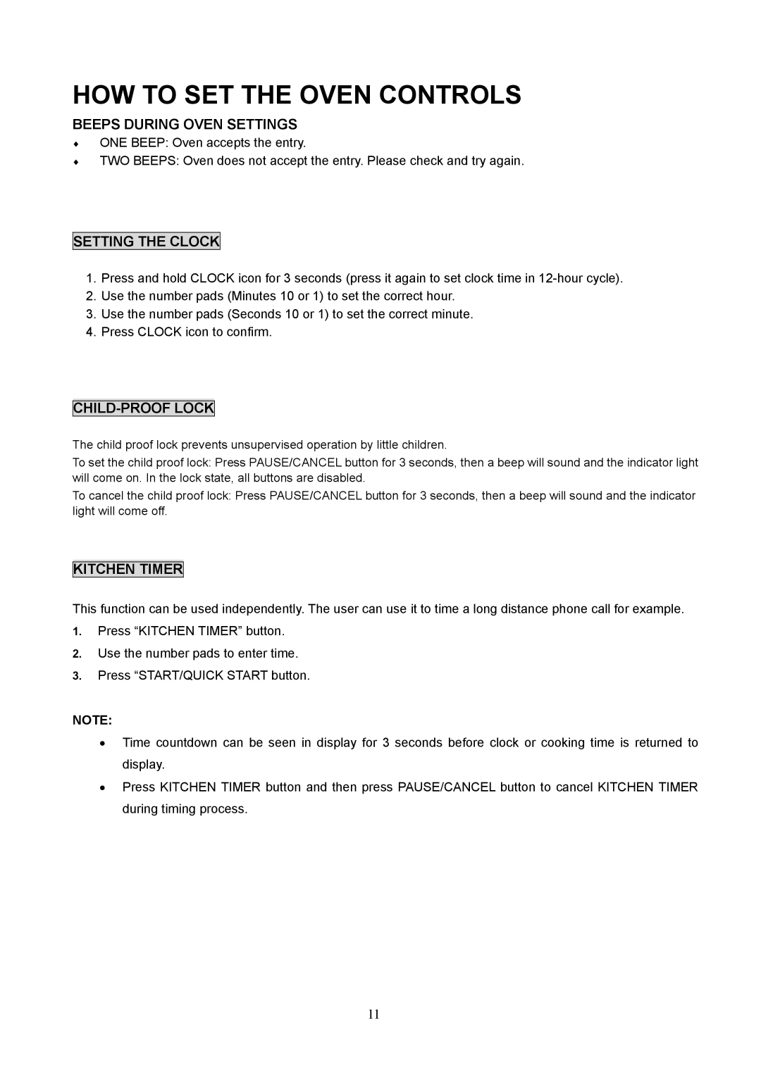 Sanyo EM-G5596V instruction manual HOW to SET the Oven Controls 