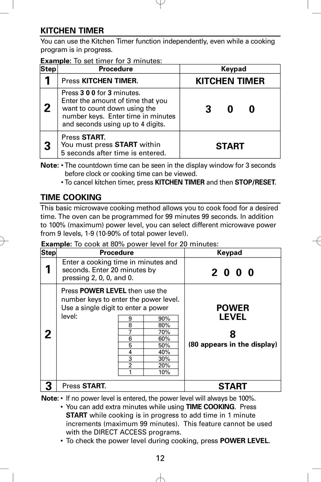 Sanyo EM-S5002W instruction manual Start 