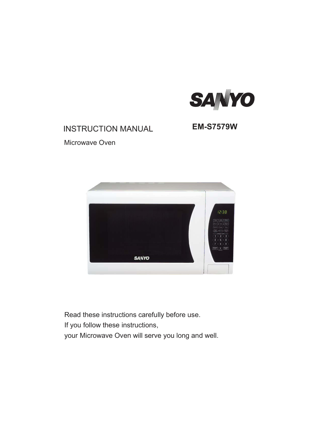 Sanyo EM-S7579W manual 16758&7,210$18$/ 069 