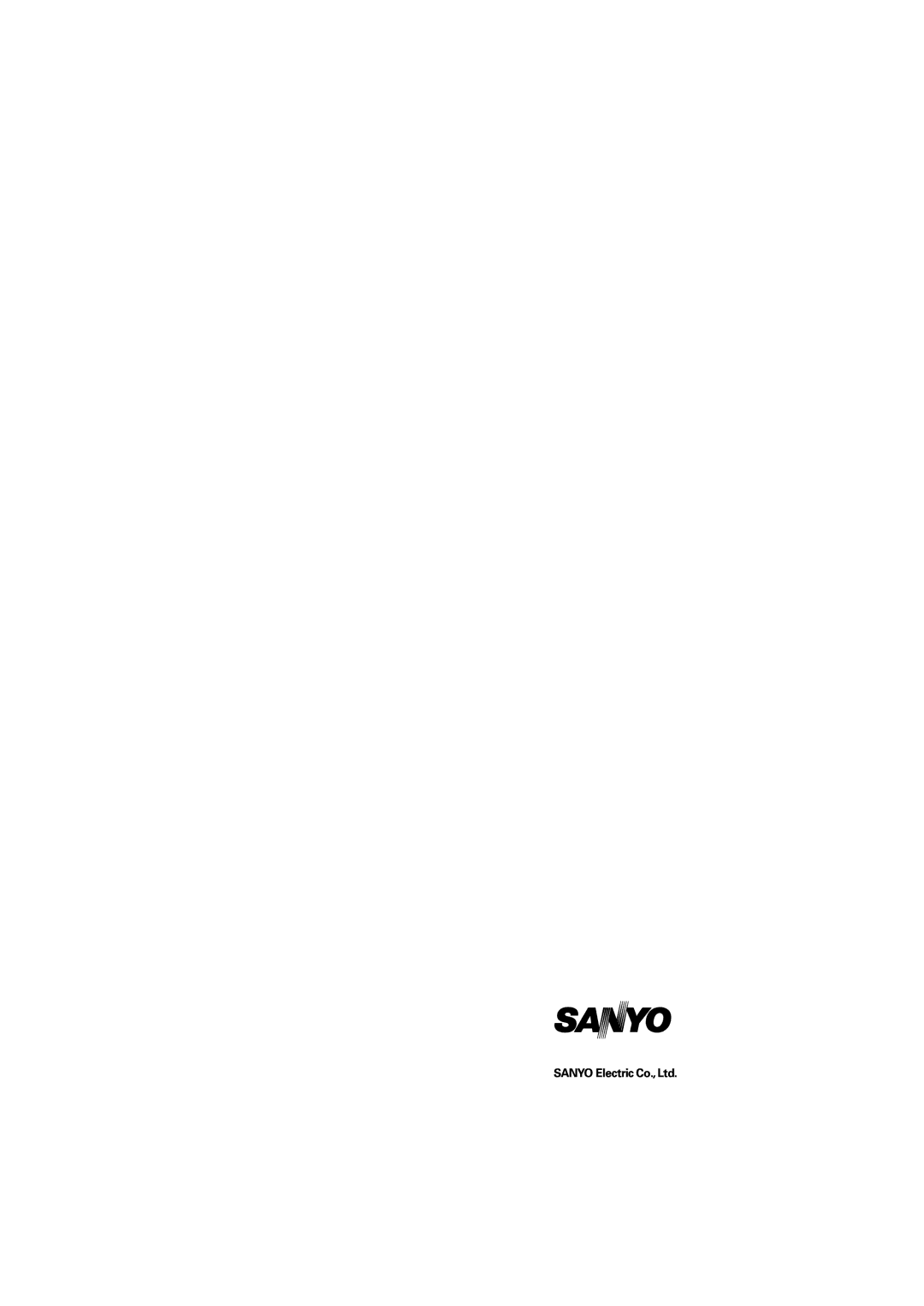 Sanyo EM-S7579W manual 