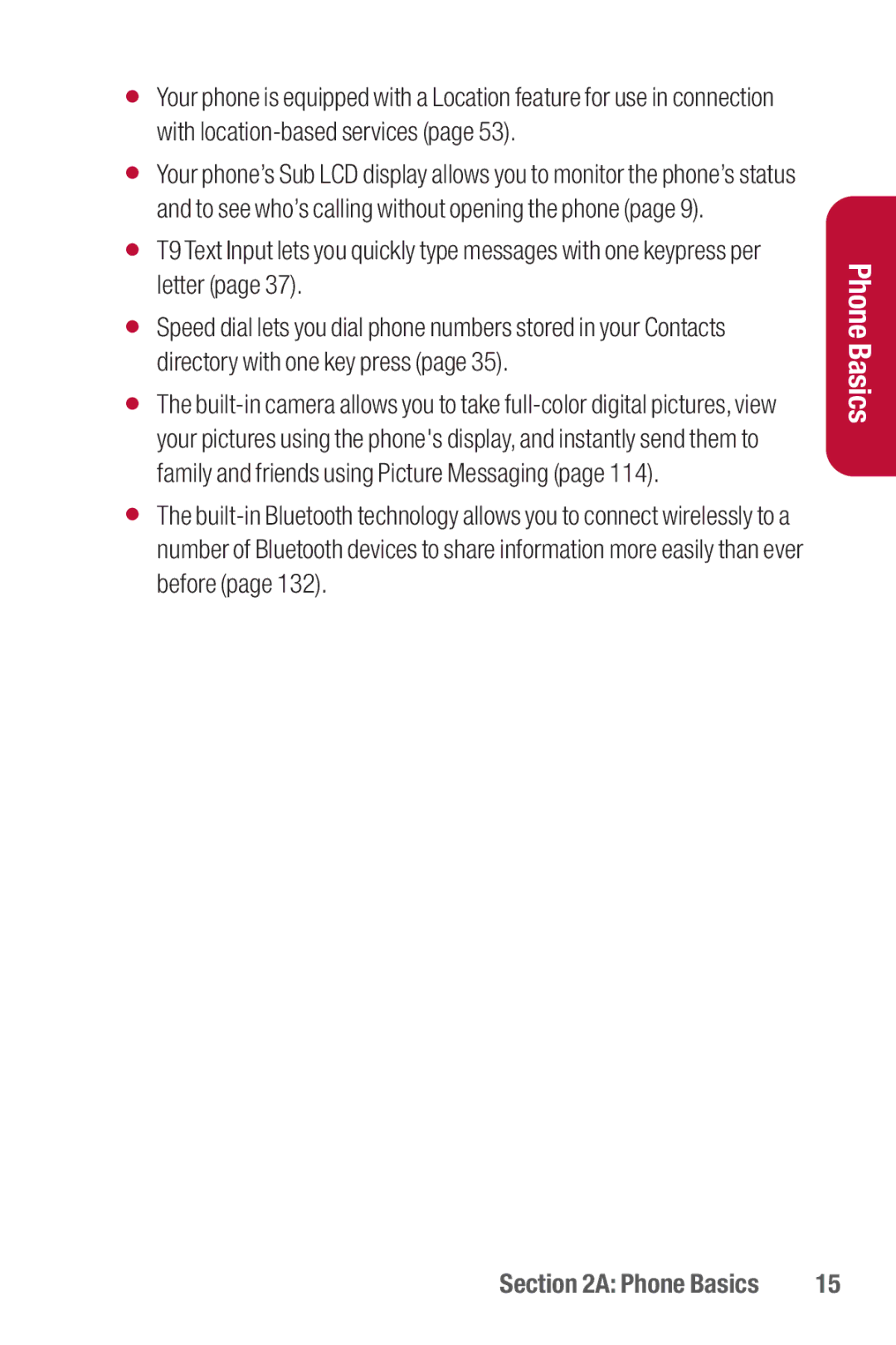 Sanyo II manual Phone Basics 