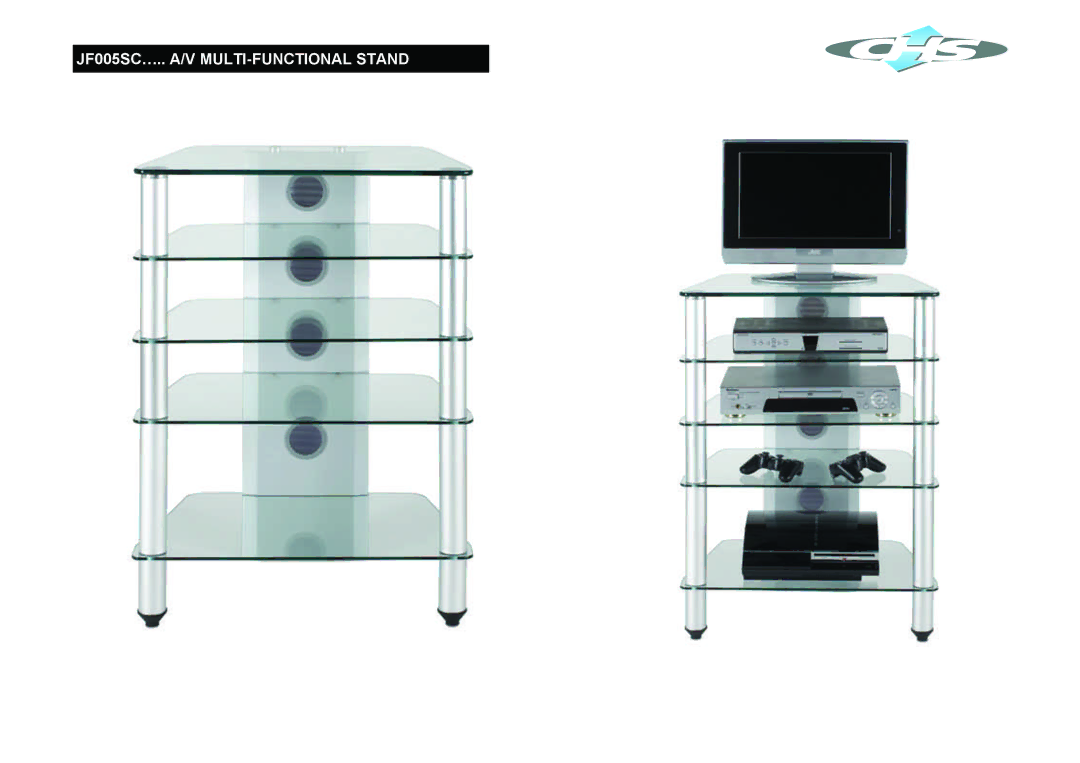 Sanyo JF005BB, JF005BC manual JF005SC….. A/V MULTI-FUNCTIONAL Stand 