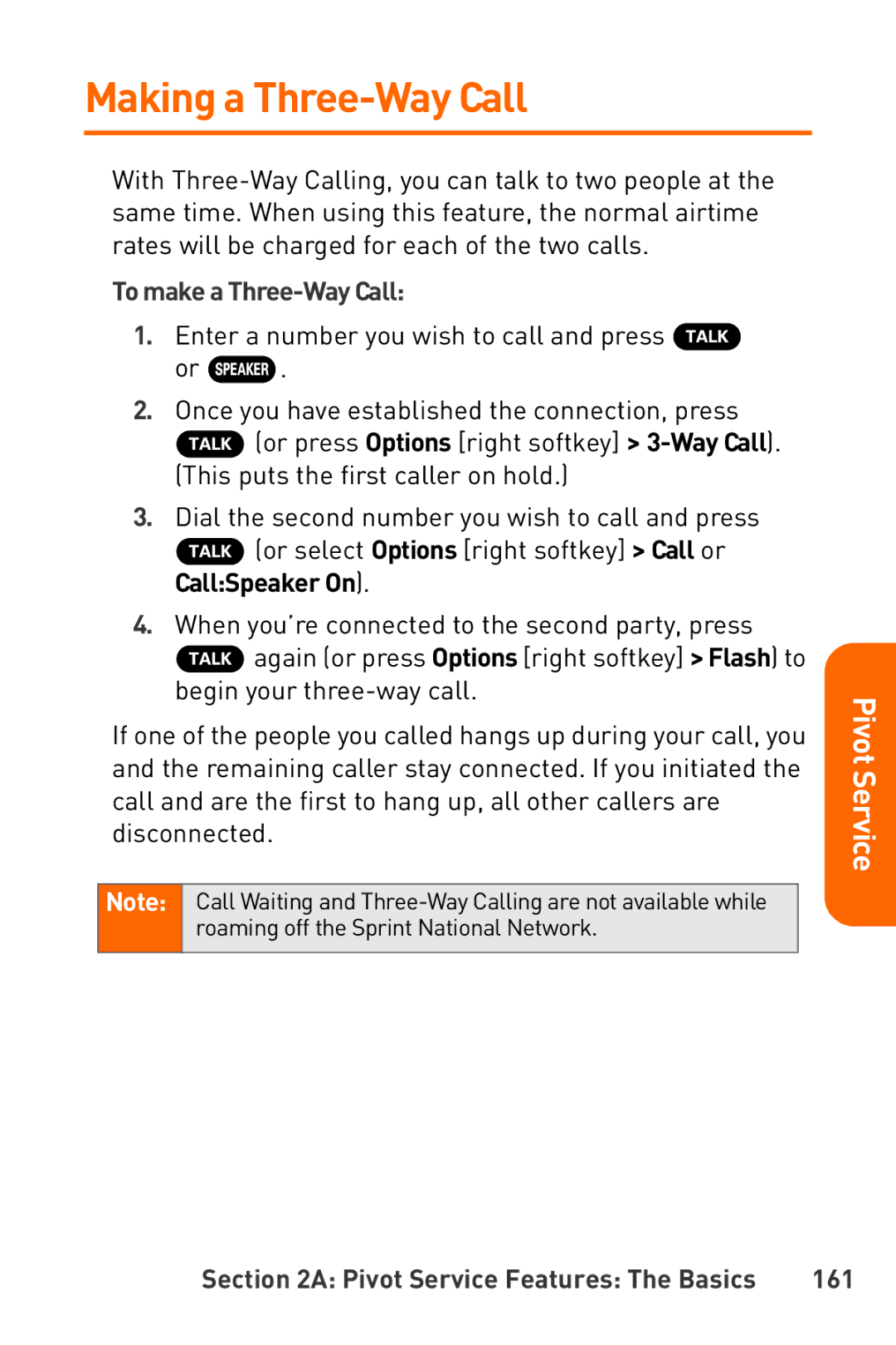 Sanyo Katana manual Making a Three-Way Call, To make a Three-Way Call, 161 