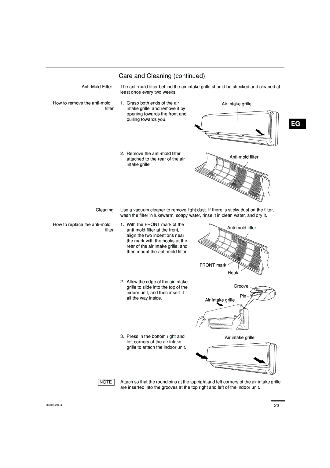 Sanyo KHS0971, KHS1271 instruction manual Care and Cleaning 