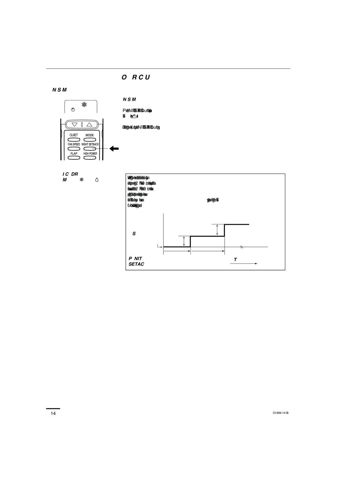 Sanyo KMS0972, KMS1272 instruction manual Cooling and DRY Mode, Night Setback Mode is used for saving energy 