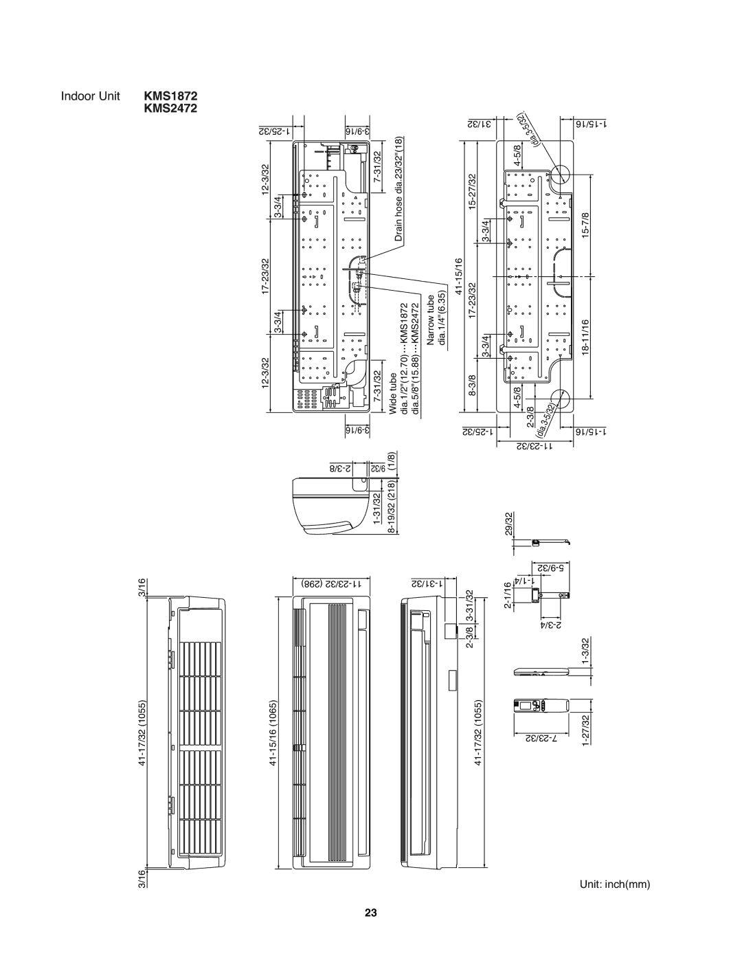 Sanyo service manual Indoor Unit KMS1872 KMS2472 