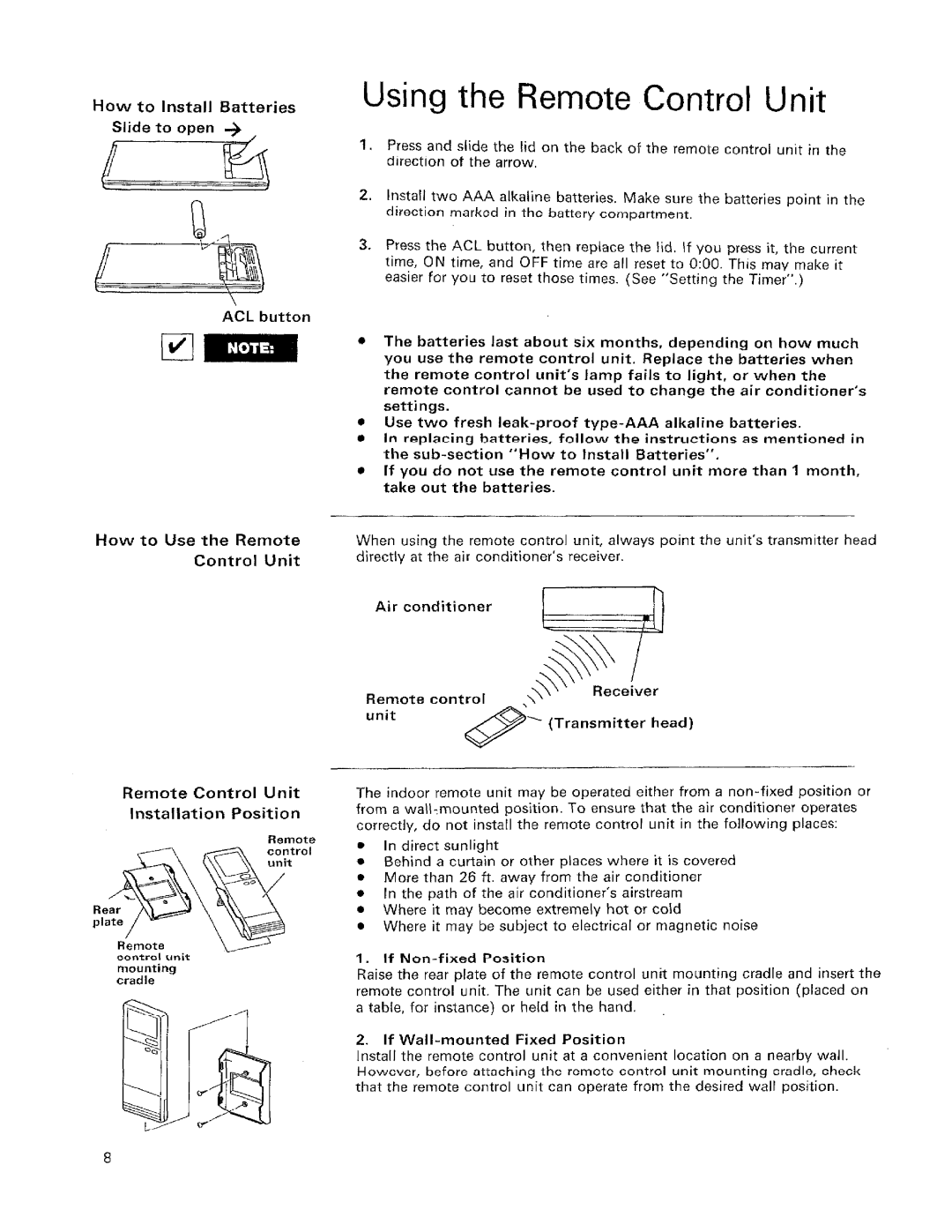 Sanyo KS1822, KS1211W, KS0911, KS3622, KS2422, KS3012W manual 