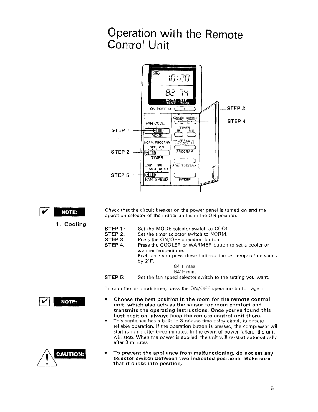 Sanyo KS3622, KS1211W, KS0911, KS1822, KS2422, KS3012W manual 