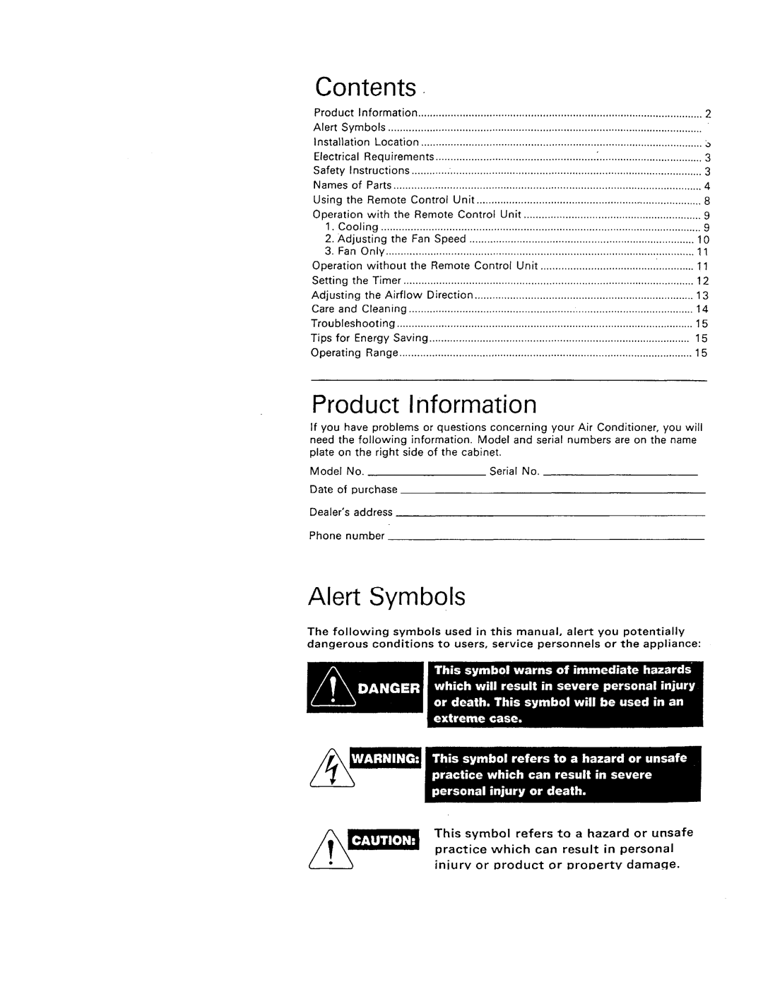 Sanyo KS3622, KS1211W, KS0911, KS2422, KS3012W manual 