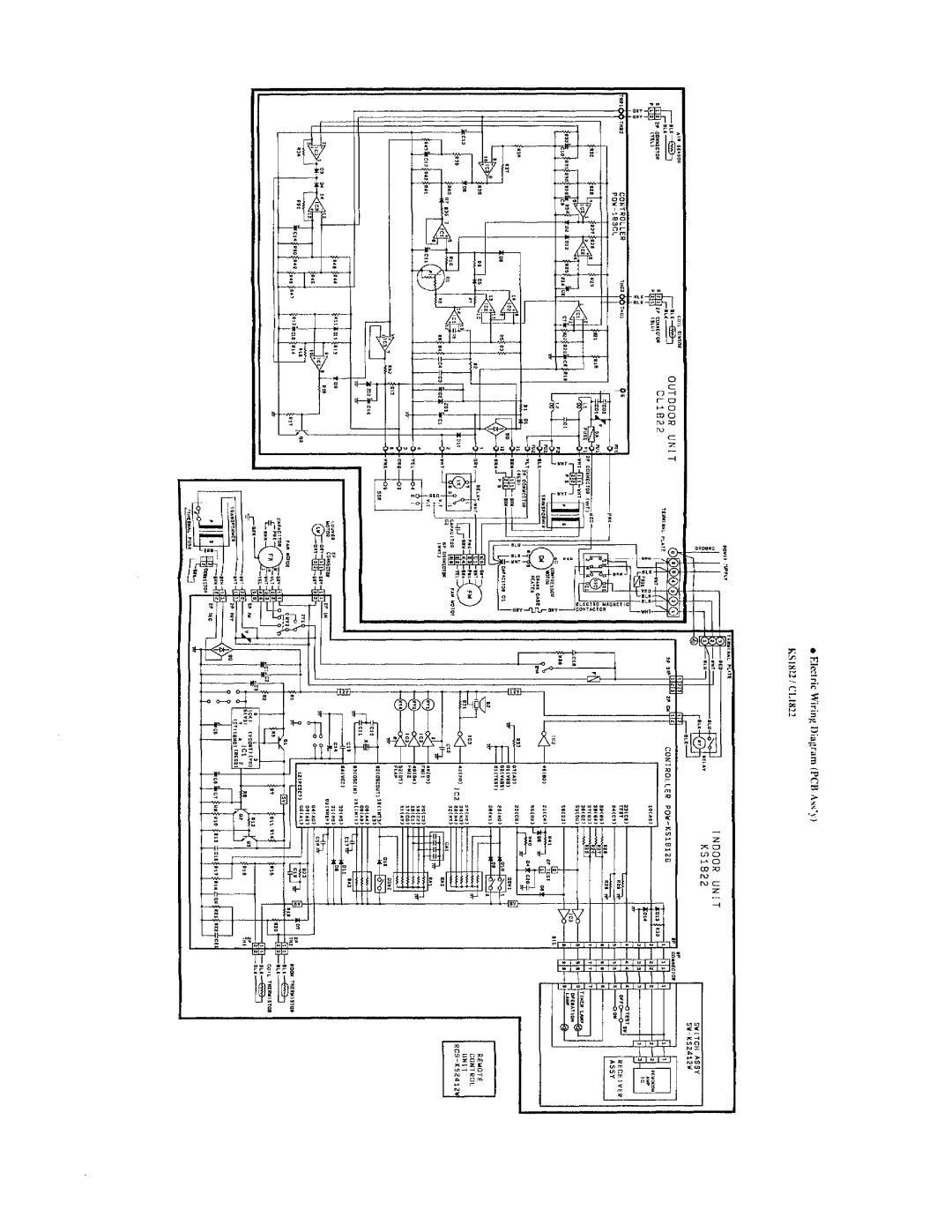 Sanyo KS1822, CL1822, C1822 manual 