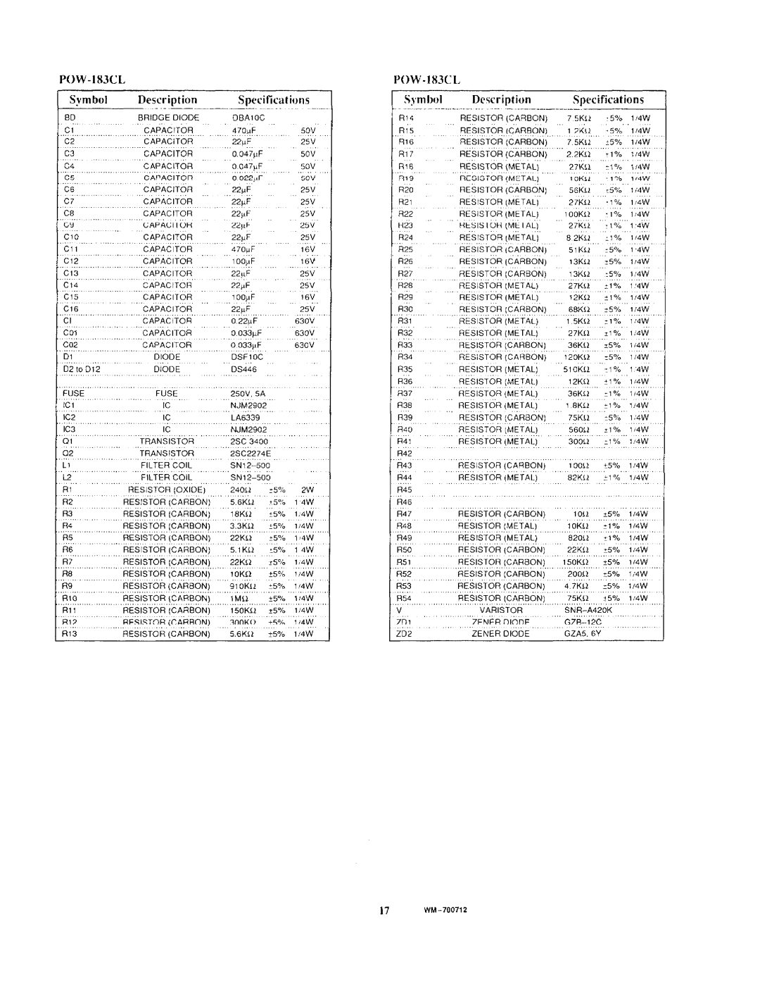 Sanyo C1822, KS1822, CL1822 manual 