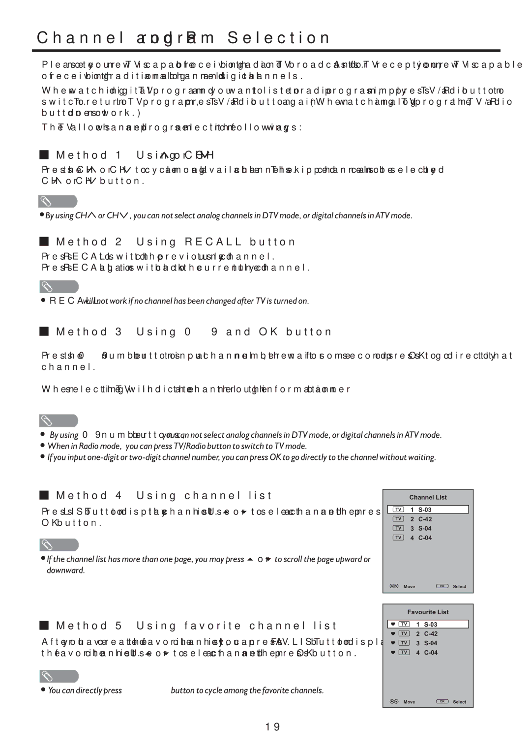 Sanyo LCD-26XR9DA instruction manual Channel and Program Selection 