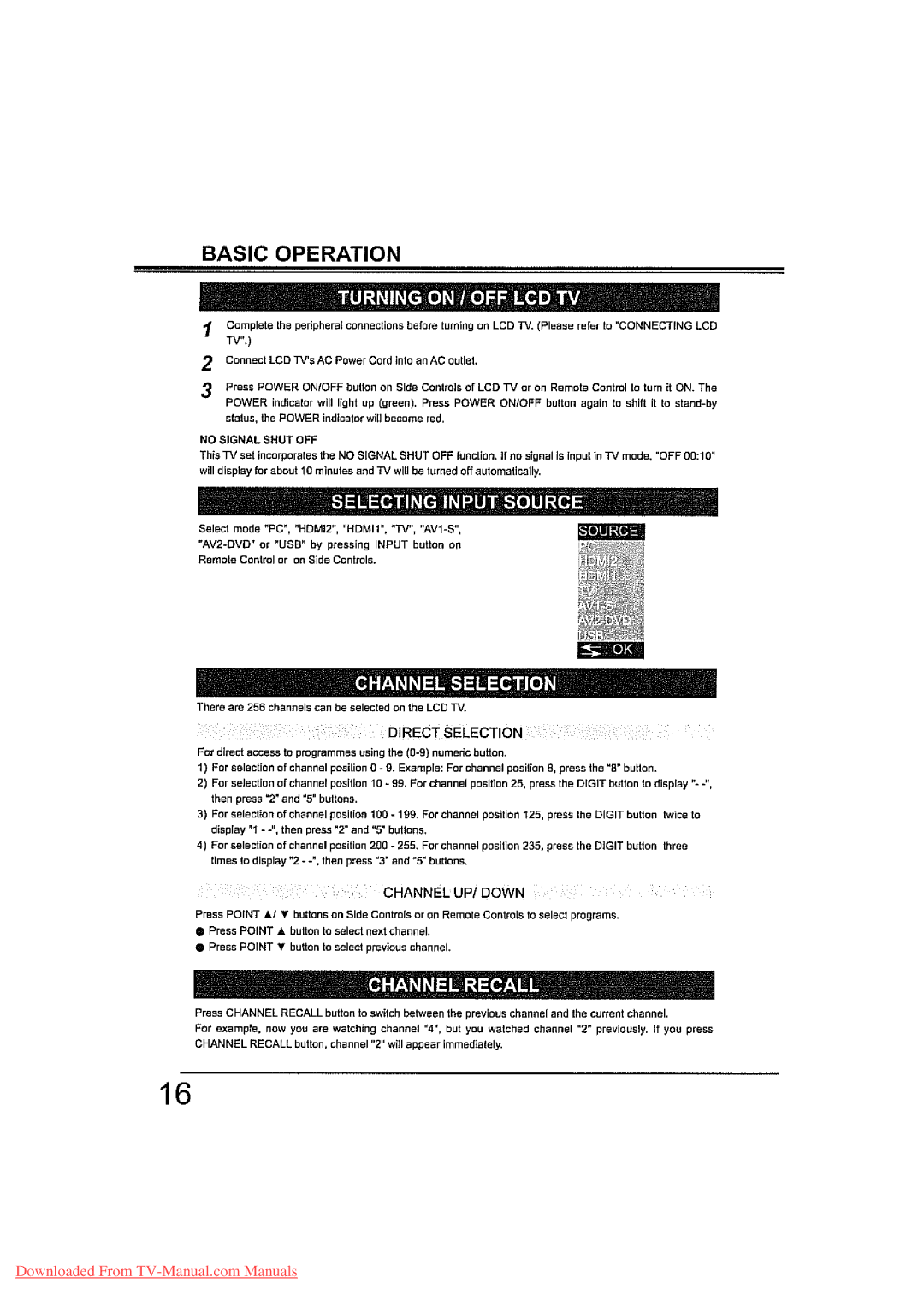 Sanyo LCD-47S10-HD, LCD-42S10-HD manual 