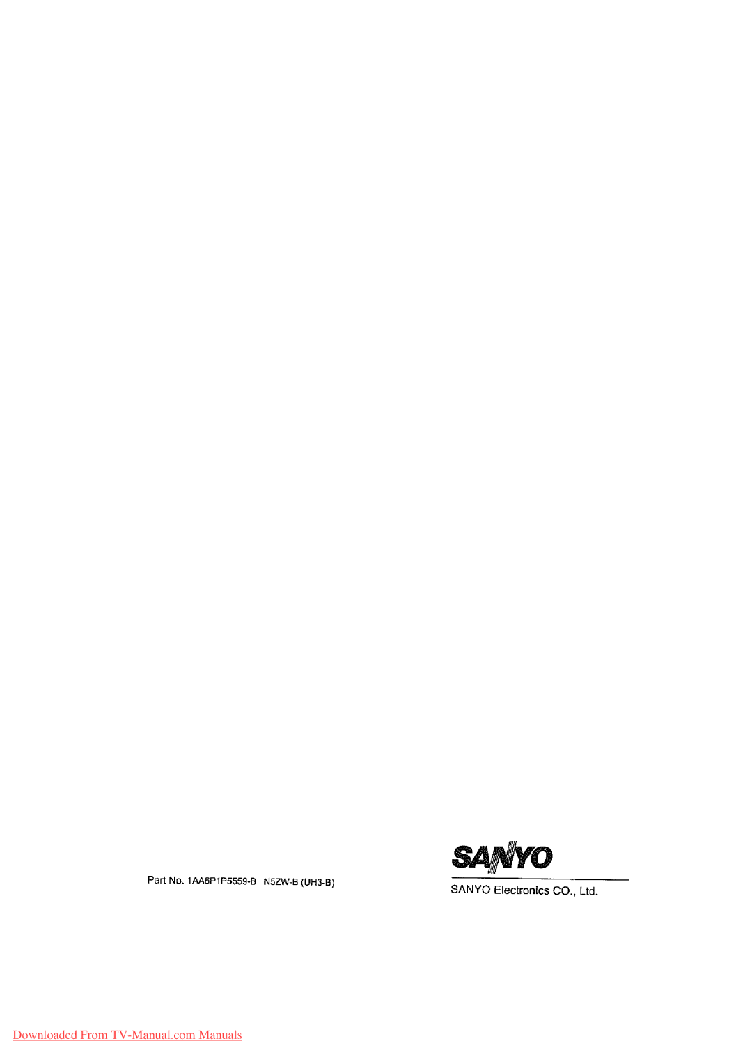 Sanyo LCD-47S10-HD, LCD-42S10-HD manual 