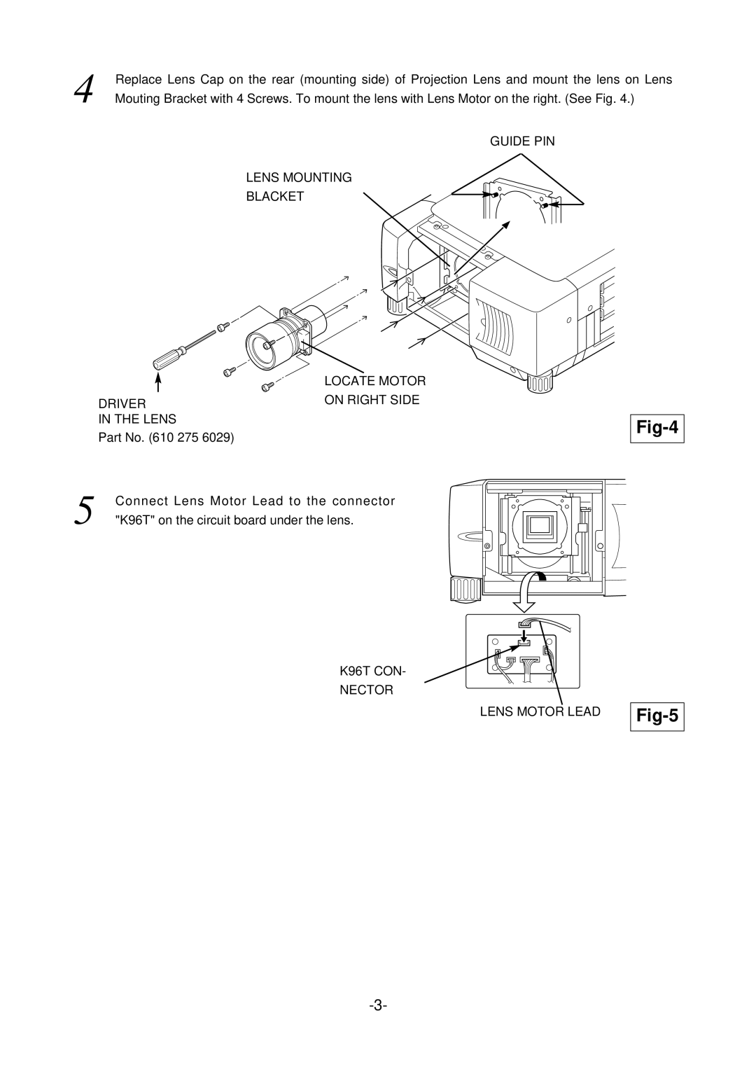 Sanyo LNS-S03 manual Fig-4, Fig-5 