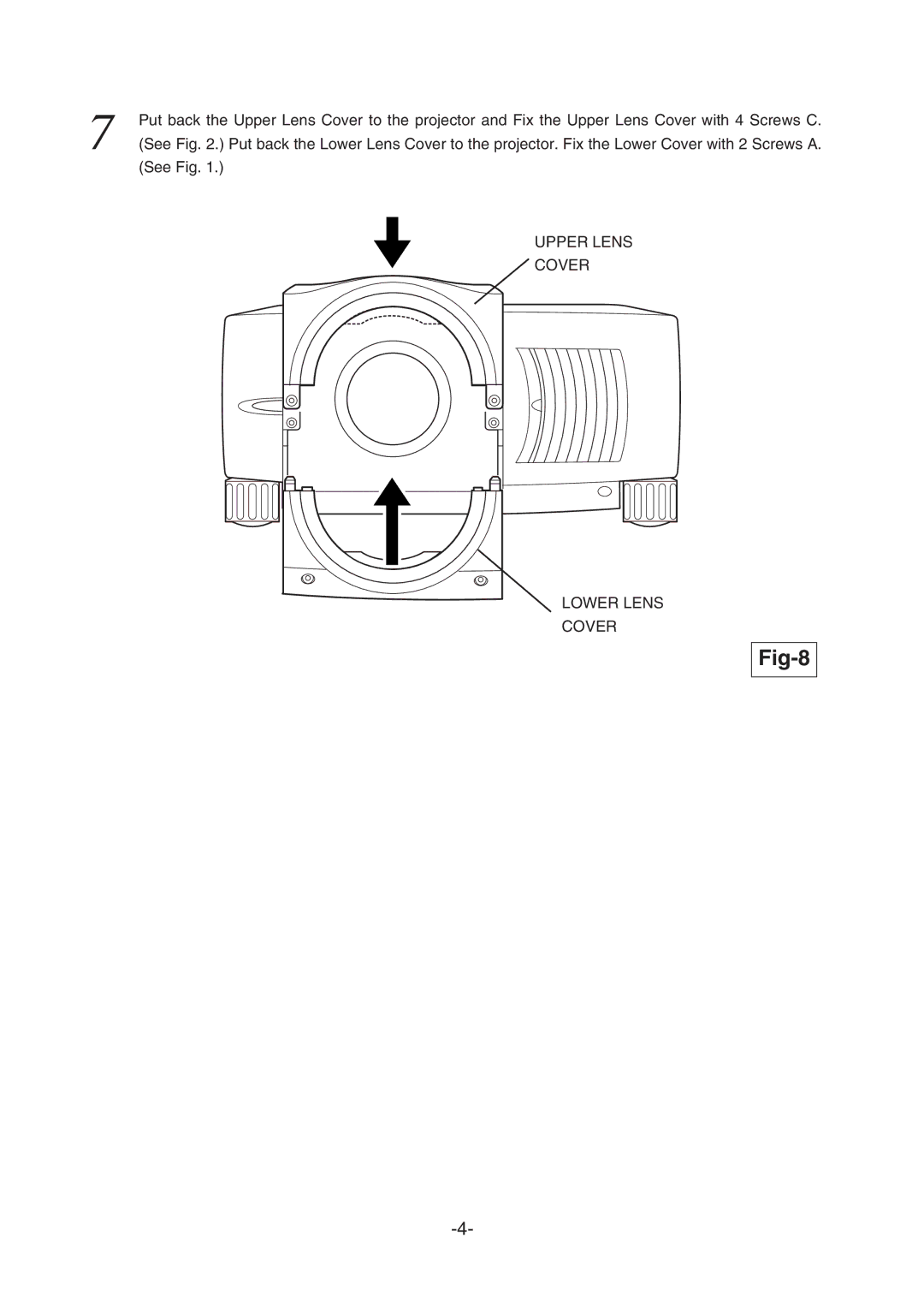 Sanyo LNS-T03 manual Fig-8 