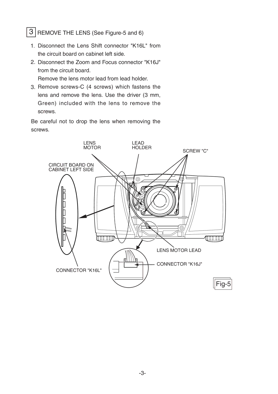 Sanyo LNS-W32 manual Fig-5 