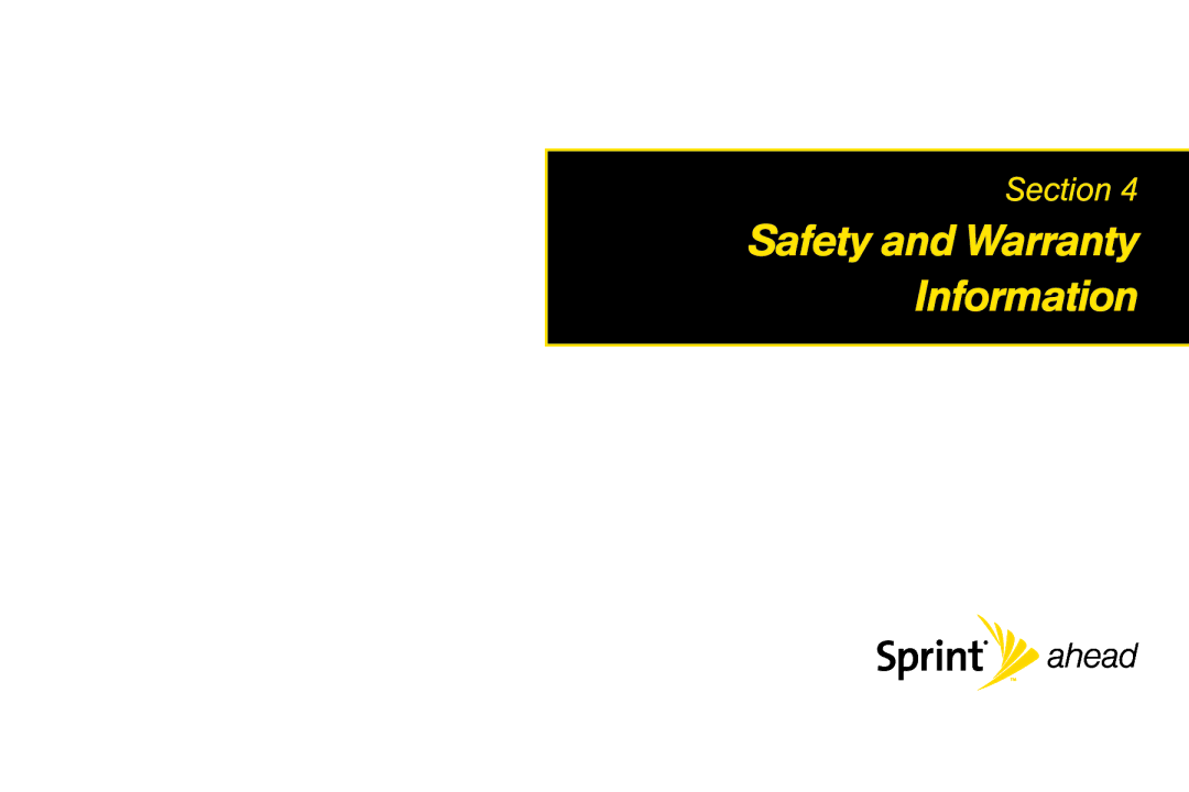 Sanyo LX manual Safety and Warranty Information 