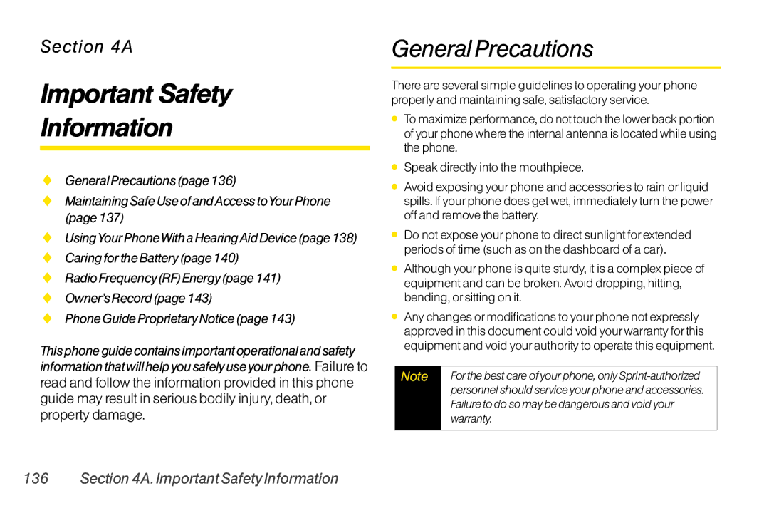 Sanyo LX manual Important Safety Information, General Precautions 