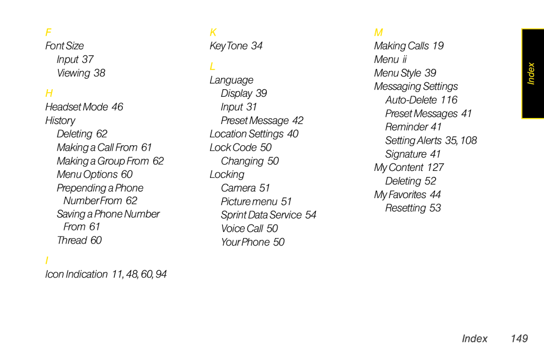 Sanyo LX manual Preset Messages 