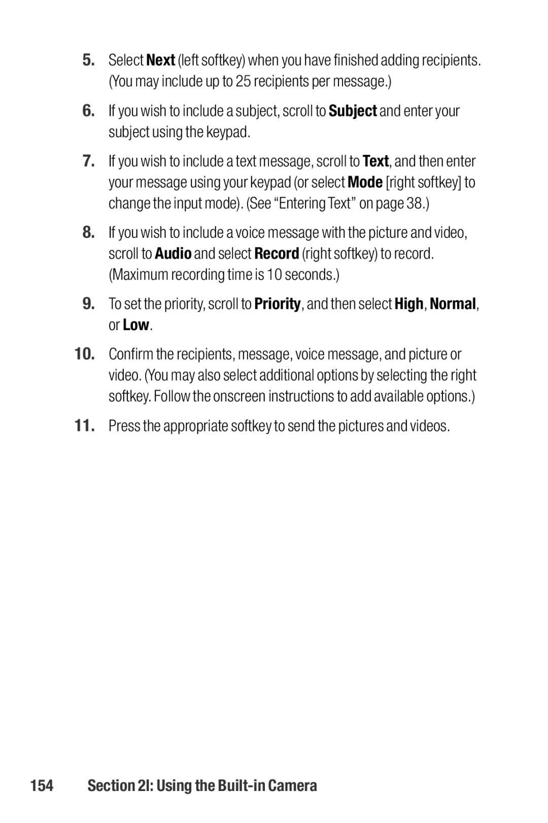 Sanyo M1 manual Using the Built-in Camera 